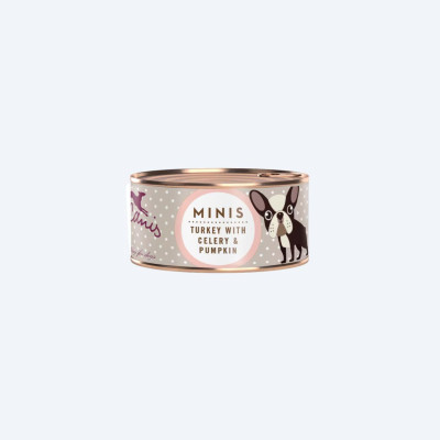 Вологий корм для собак Індичка з селерою та гарбузом Mini Menu Terracanis 100г