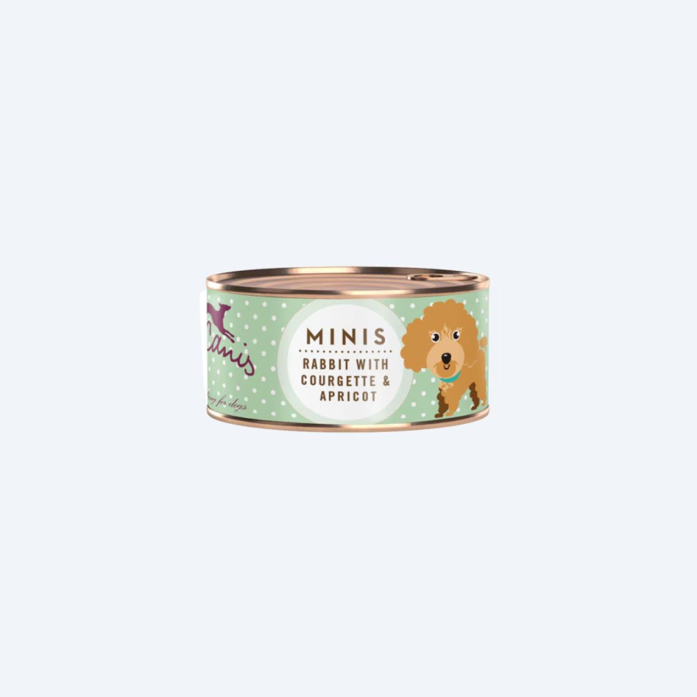 Вологий корм для собак Кролик з кабачком та абрикосом Mini Menu Terracanis 100г