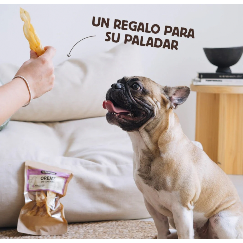 Ласощі для собак Wildbalance Вушка ягня натарульні сушені Natural Snack 60г