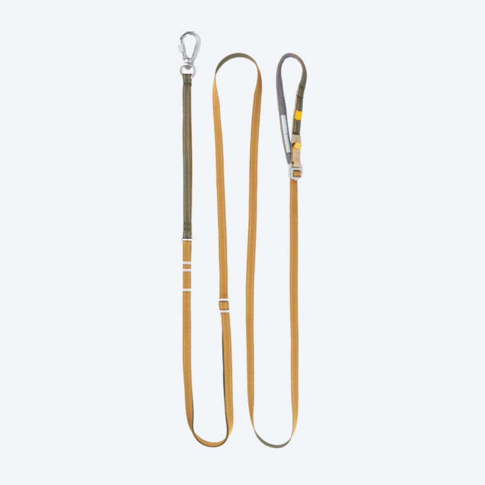 Повідець-перестібка для собак Woolly Wolf Multi-use Leash Thin Wood Brown Mix