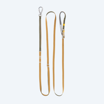 Повідець-перестібка для собак Woolly Wolf Multi-use Leash Thin Wood Brown Mix