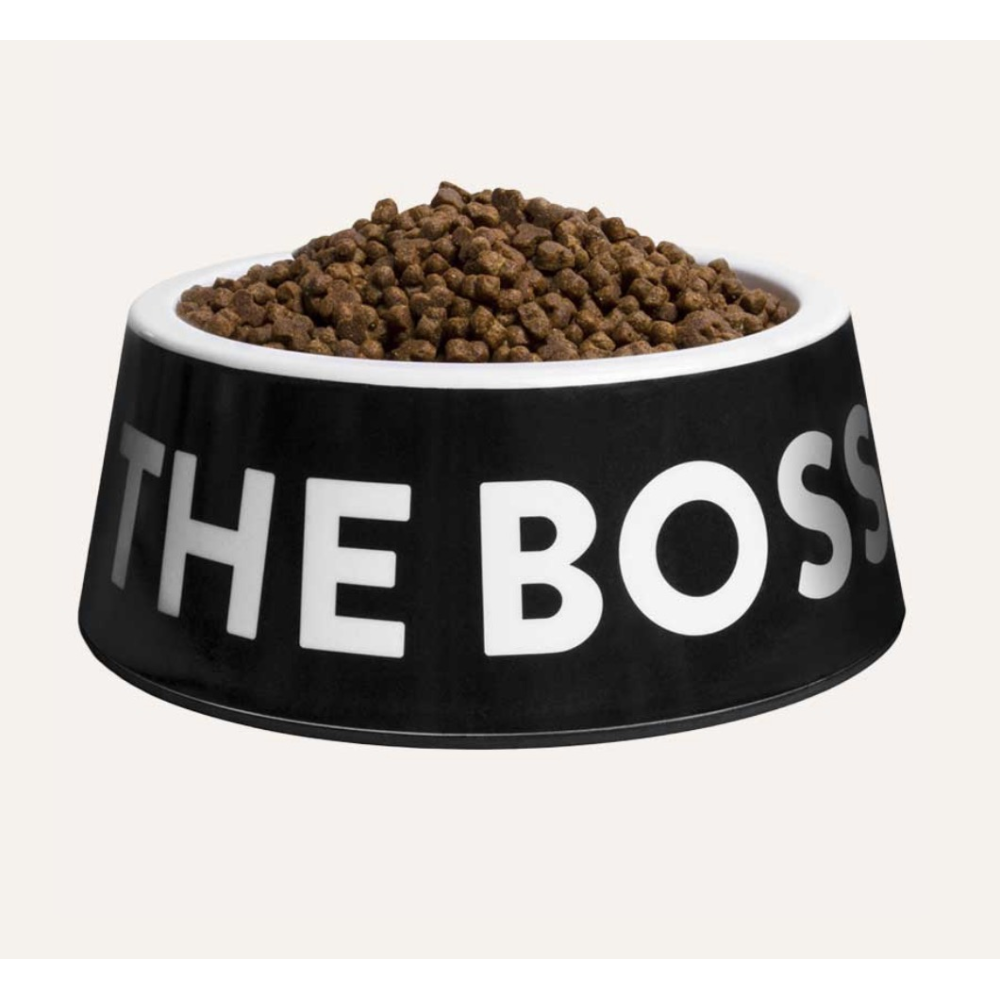 Миска меламінова I'M THE BOSS Zee.Dog - Zee.BLACK, S