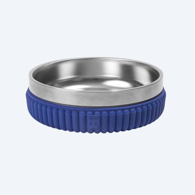Миска для тварин на силіконовій основі Zee.Dog - Tuff Bowl Small Stripes Blue