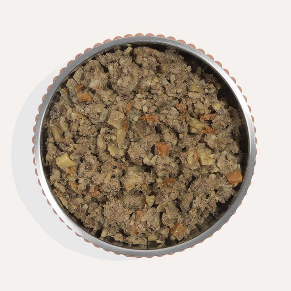 Миска для тварин на силіконовій основі Zee.Dog - Tuff Bowl Small Stripes Clay