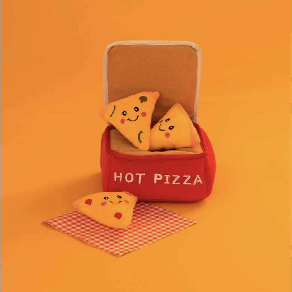 Іграшка для собак, коробка для піци Zippy Burrow – Pizza Box
